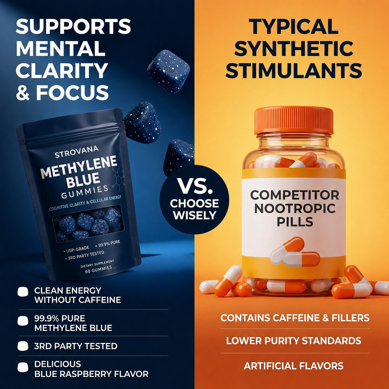 STROVANA - METHYLENE BLUE GUMMIES FOR NERVE PAIN RELIEF