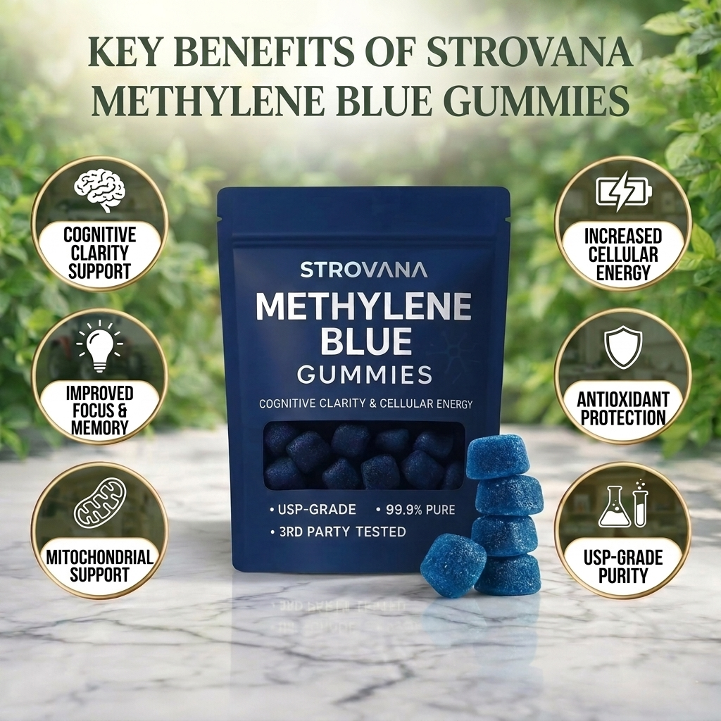 STROVANA - METHYLENE BLUE GUMMIES FOR NERVE PAIN RELIEF